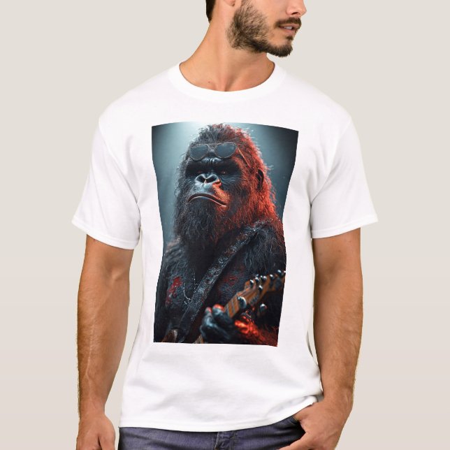 Sasquatch the Rock Star T-Shirt (Front)