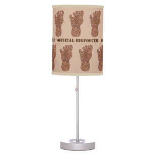 Sasquatch Track Bigfoot Fun Table Lamp