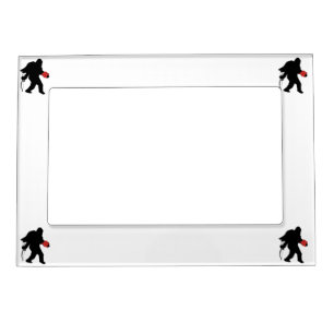Sasquatch Valentine's Day Magnetic Photo Frame