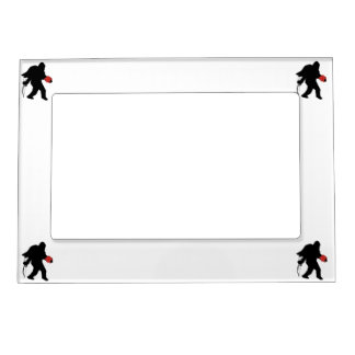 Sasquatch Valentine's Day Magnetic Photo Frame