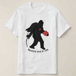 Sasquatch Valentine's Day T-Shirt