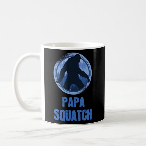 Sasquatch Walking Papa Squatch Coffee Mug