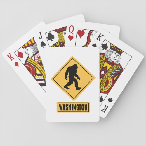 Sasquatch Washington Playing Cards
