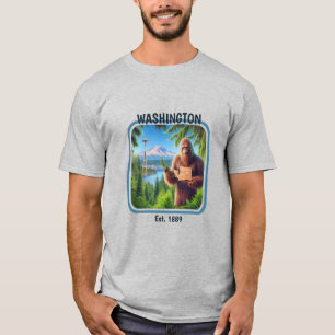 Sasquatch Washington Souvenir Travel Gift T-Shirt
