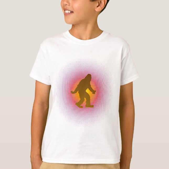 Sasquatch Whoopass Raster Vector Sprite Pow! T-Shirt (Front)