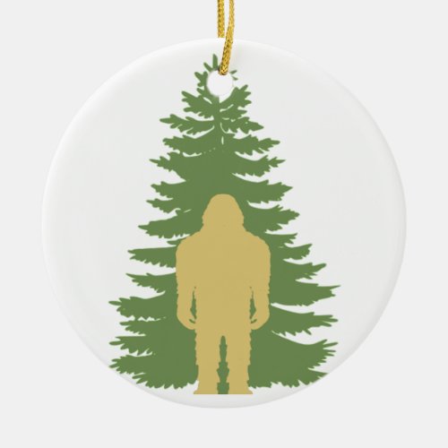 Sasquatch with Cedar Ornament