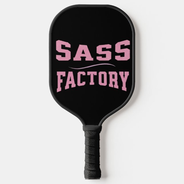 Sass Factory - Funny Pickleball Paddle (Front)