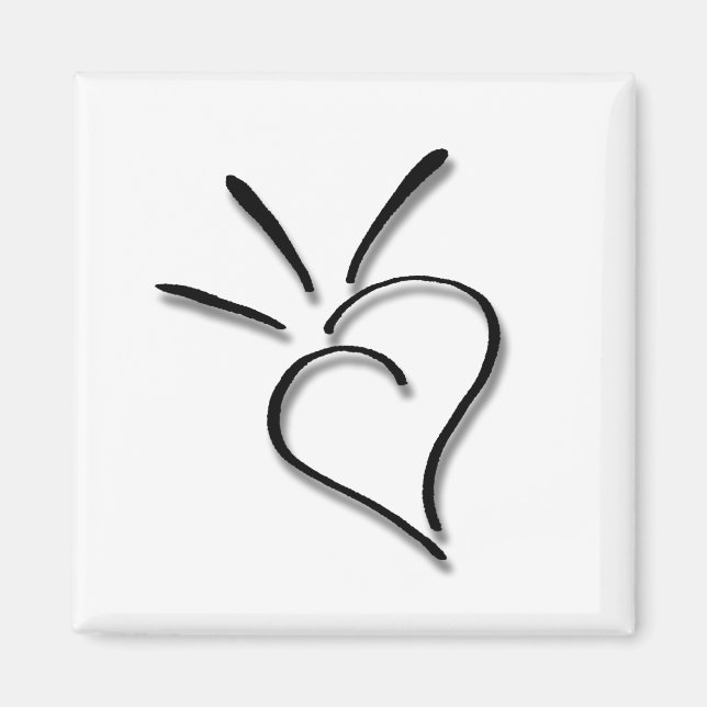 Sass Heart by Cussdum Designs Magnet (Front)