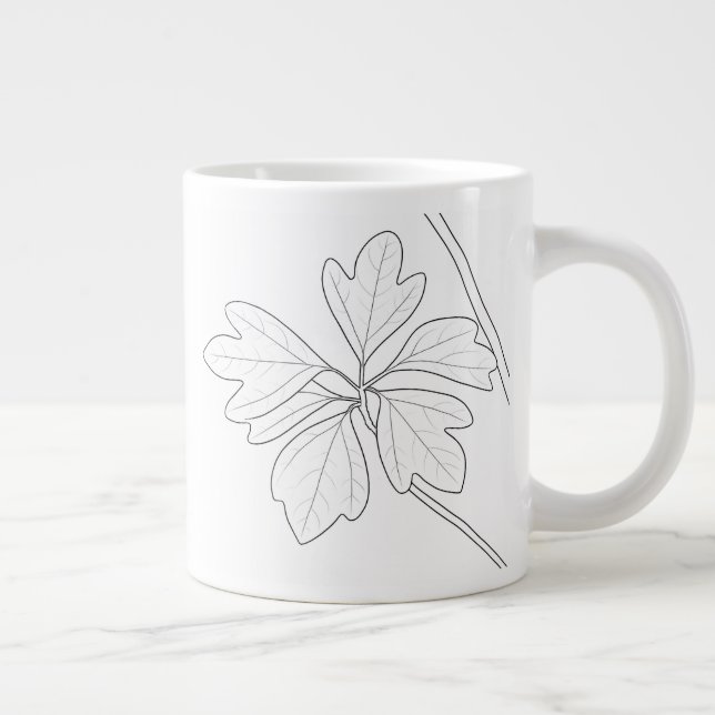 Sassafras albidum  giant coffee mug (Right)