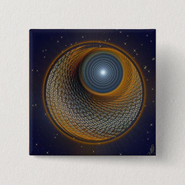 Sassafras Beaver Moon Button (Front)