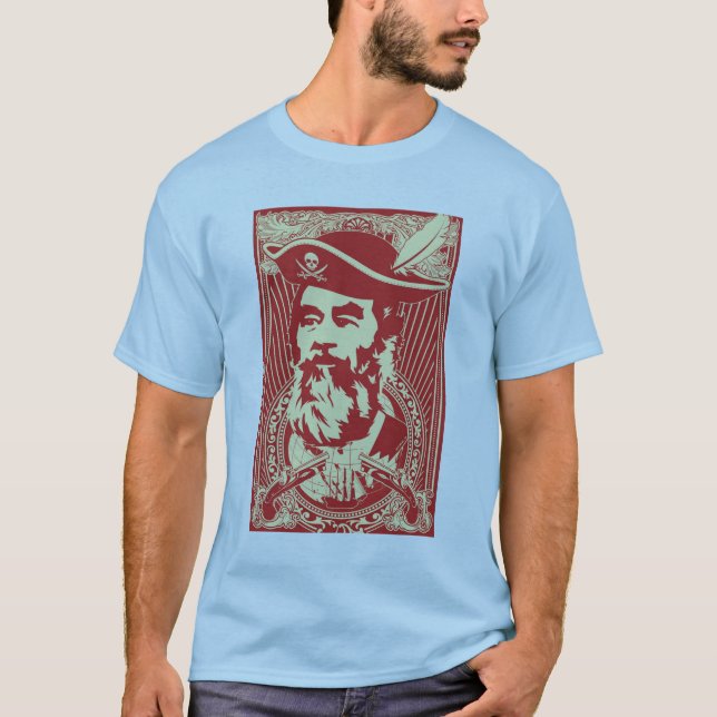 Sassam Hussein portrait T-Shirt (Front)