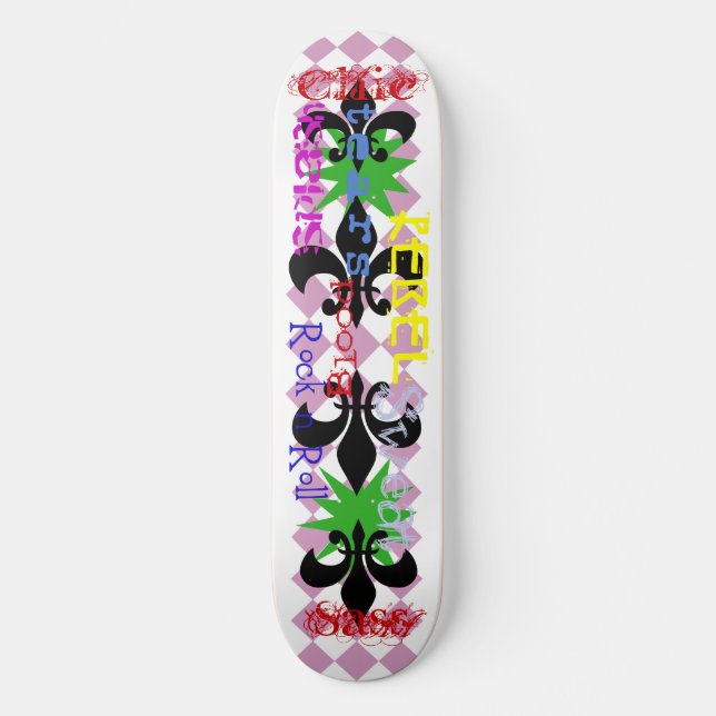 SassChic Skateboard Deck (Front)