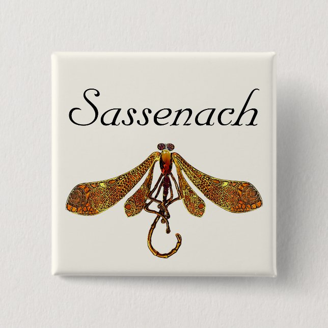 Sassenach Dragonfly Button (Front)
