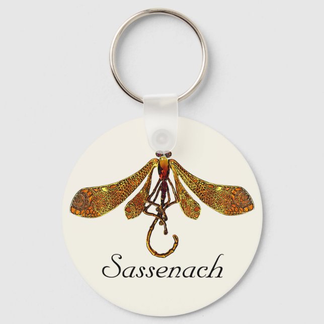 Sassenach Dragonfly Keychain (Front)