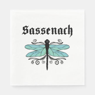 Sassenach Dragonfly Outlander Amber Blue Sweatshir Napkins