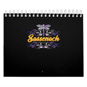 Sassenach Outlander Blue Dragonfly Calendar