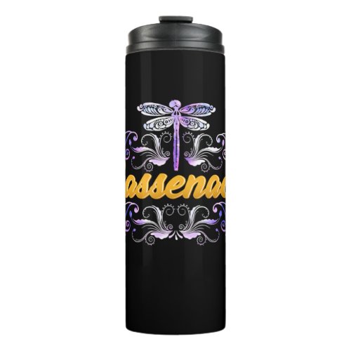 Sassenach Outlander Blue Dragonfly Thermal Tumbler