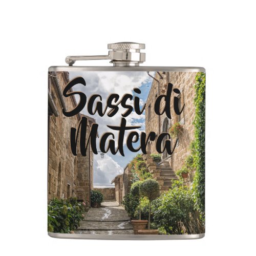 Sassi di Matera Italy Ivy Steps Flask