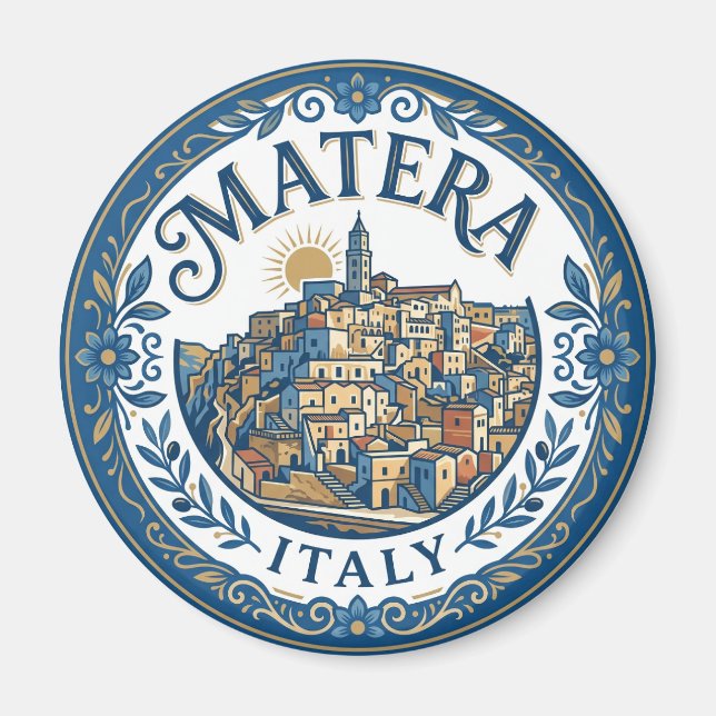 Sassi di Matera Italy Magnet (Front)