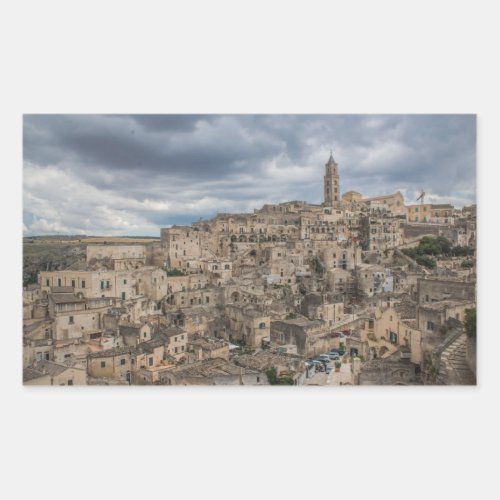 Sassi di Matera Italy Rectangular Sticker