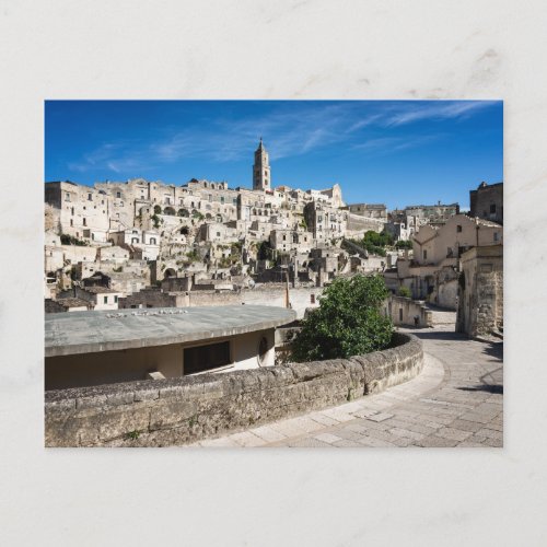 Sassi di Matera old city Postcard