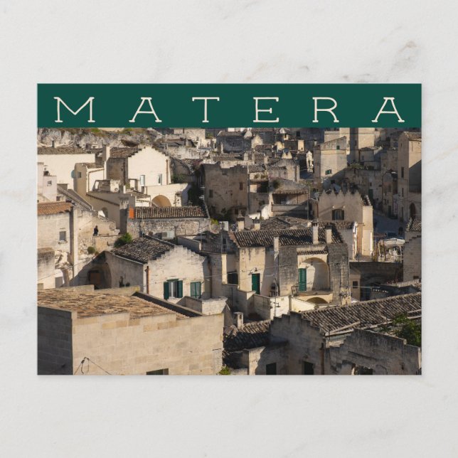 Sassi of Matera Basilicata Italy Postcard (Front)