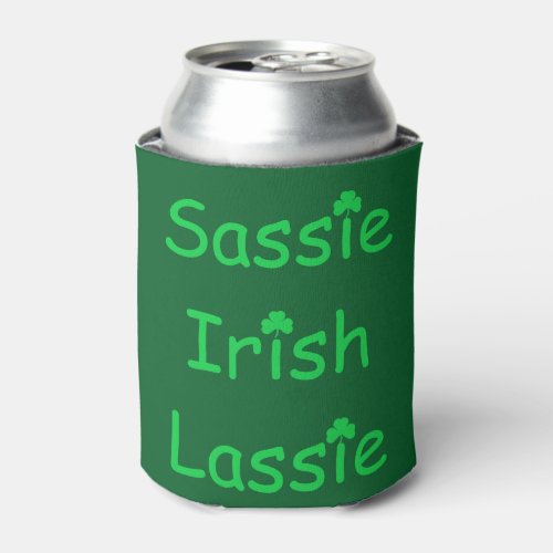Sassie Irish Lassie Can Cooler