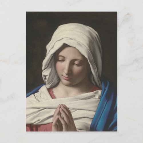 Sassoferrato _ Madonna in prayer Postcard