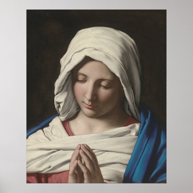 Sassoferrato - Madonna in prayer Poster (Front)