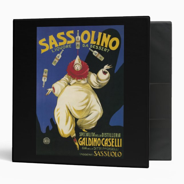 Sassolino Liquore da Dessert Promotional Binder (Front/Inside)