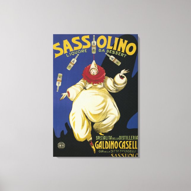 Sassolino Liquore da Dessert Promotional Canvas Print (Front)