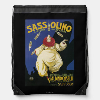 Sassolino Liquore da Dessert Promotional Drawstring Bag