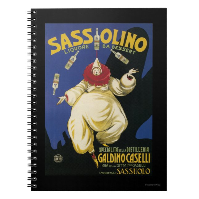 Sassolino Liquore da Dessert Promotional Notebook (Front)