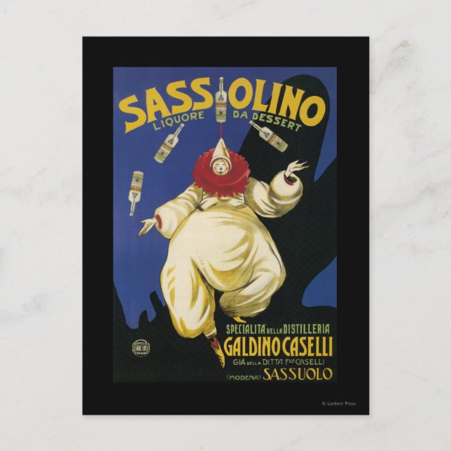 Sassolino Liquore da Dessert Promotional Postcard (Front)