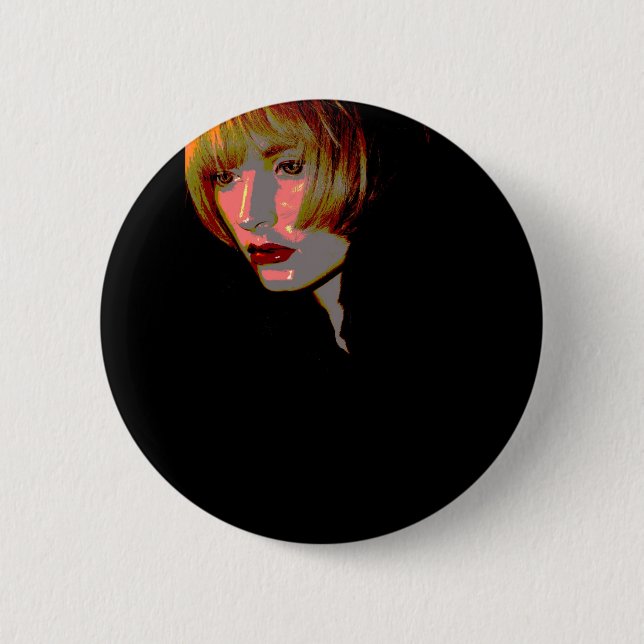 Sassoon Crop Pinback Button (Front)