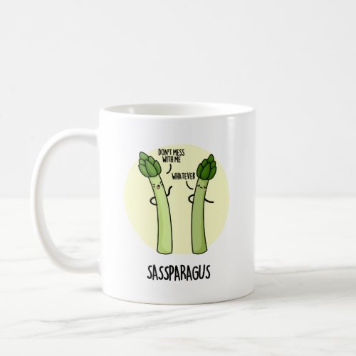 Sassparagus Cute Asparagus Vegetable PUn Coffee Mug