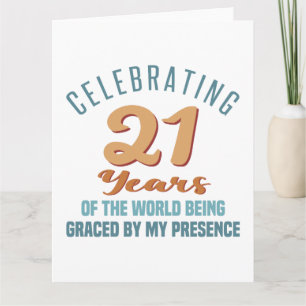 Sassy 21st Birthday Attitude Card