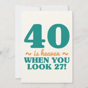 Sassy 40th Birthday Card
