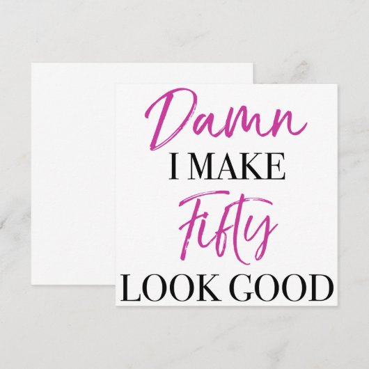 Sassy 50th Birthday (Front/Back)