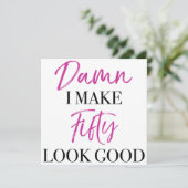 Sassy 50th Birthday (Standing Front)