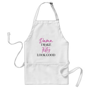 Sassy 50th Birthday Adult Apron