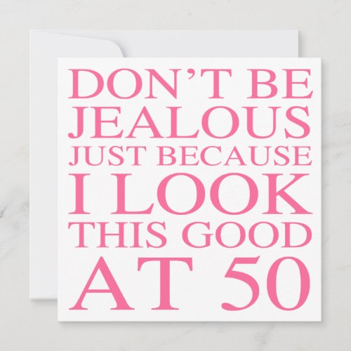 Sassy 50th Birthday For Women Card