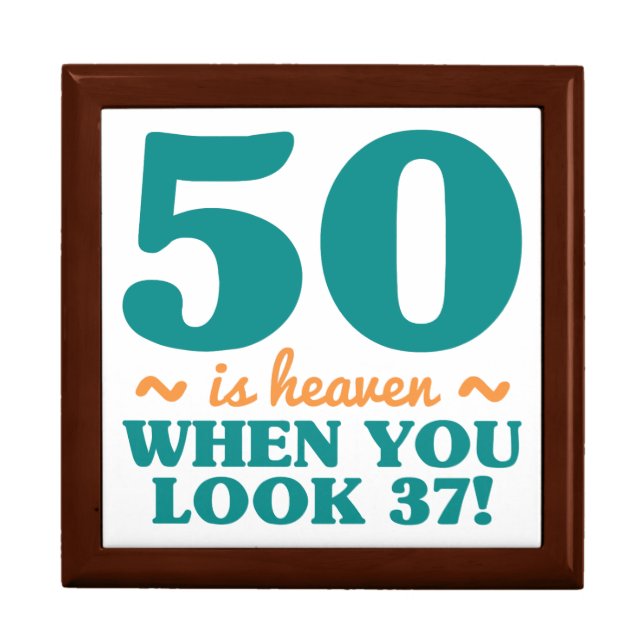 Sassy 50th Birthday Gift Box (Front)