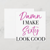 Sassy 60th Birthday (Front/Back)