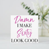 Sassy 60th Birthday (Standing Front)