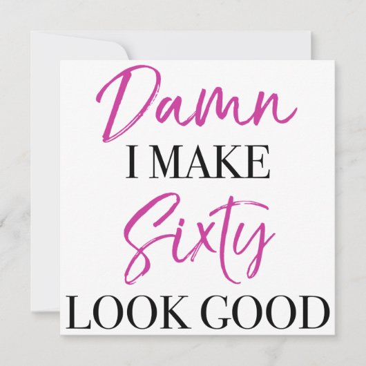 Sassy 60th Birthday (Front)