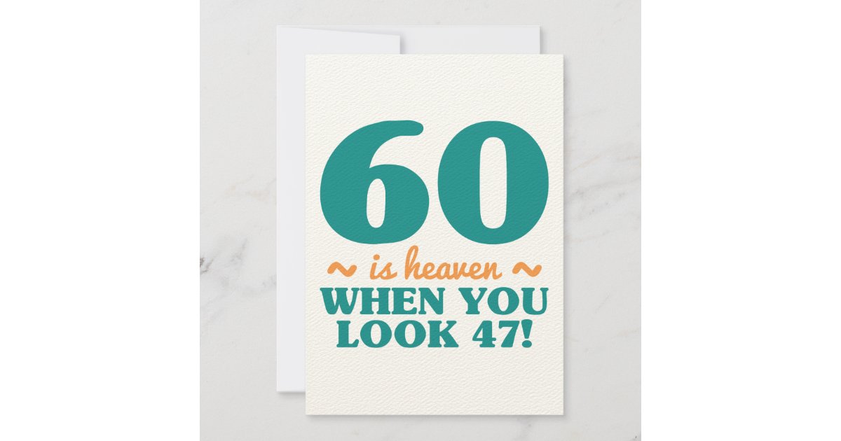 Sassy 60th Birthday Card | Zazzle