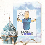 Sassy 60th Birthday Male Cartoon Funny Saying  Card<br><div class="desc">Want a snarky and sassy card to send him on his birthday?  This 60th birthday card is perfect for the guy who enjoys a good laugh</div>