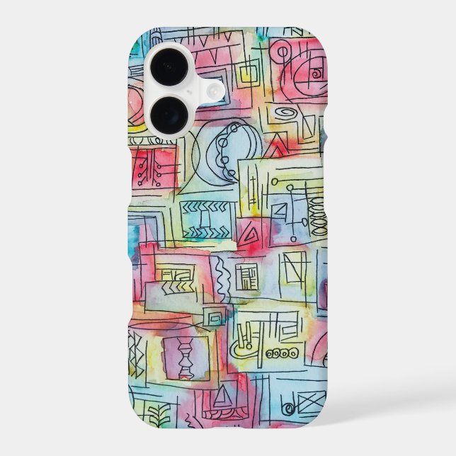 Sassy-Abstract Ink Doodle Art Case-Mate iPhone Case (Back)