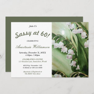 SASSY AT 60 PARTY INVITATION